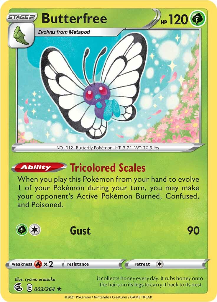 Butterfree (003/264) [Sword & Shield: Fusion Strike] | Golgari Games