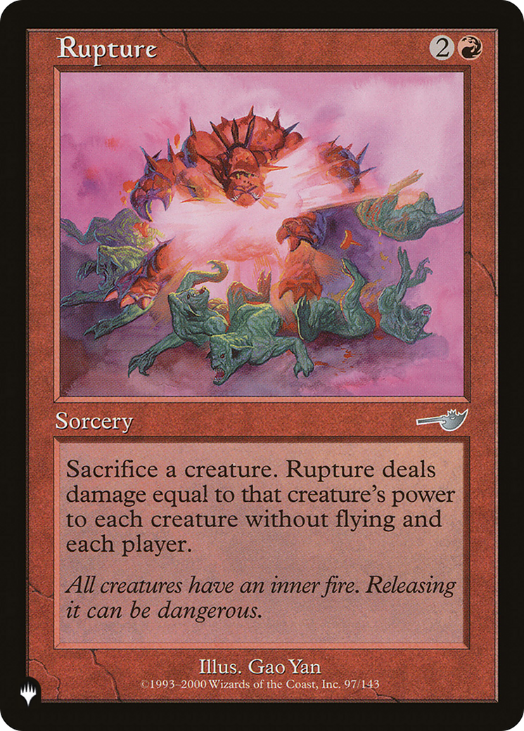 Rupture [The List] | Local Legends