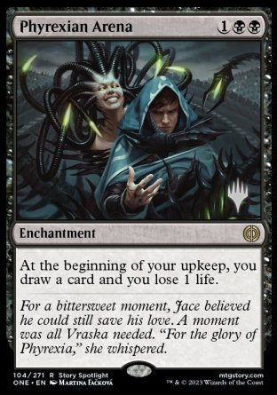 Phyrexian Arena (Promo Pack) [Phyrexia: All Will Be One Promos] | Local Legends