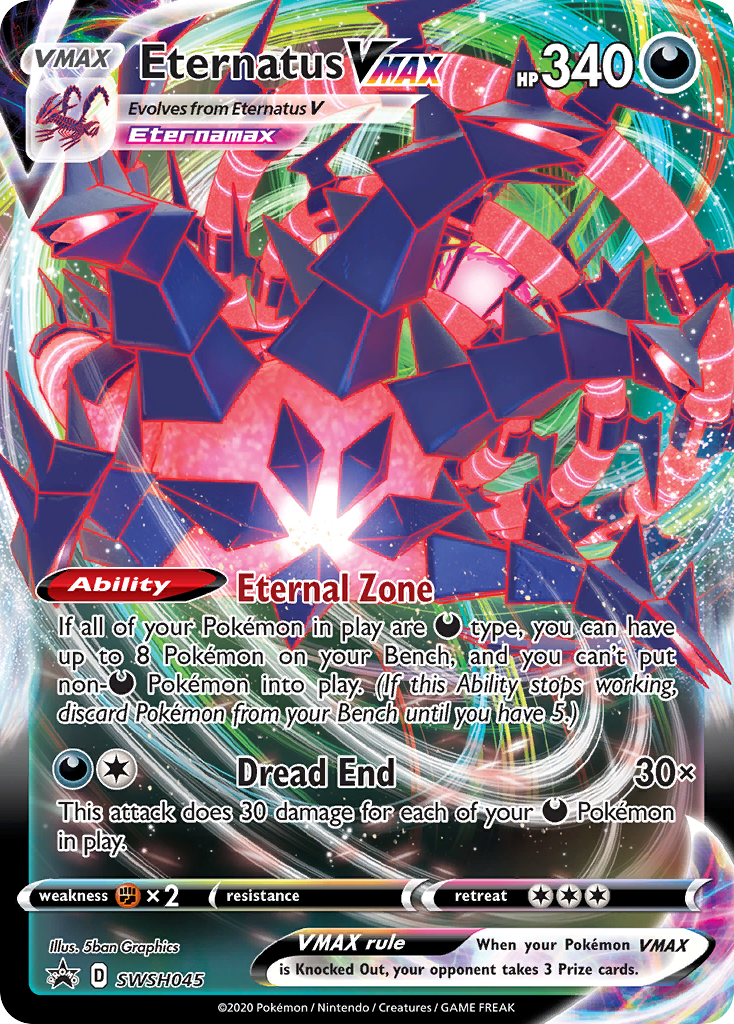 Eternatus VMAX (SWSH045) (Jumbo Card) [Sword & Shield: Black Star Promos] | Local Legends