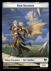 Thopter // Kor Soldier Double-Sided Token [Commander Masters Tokens] | Local Legends