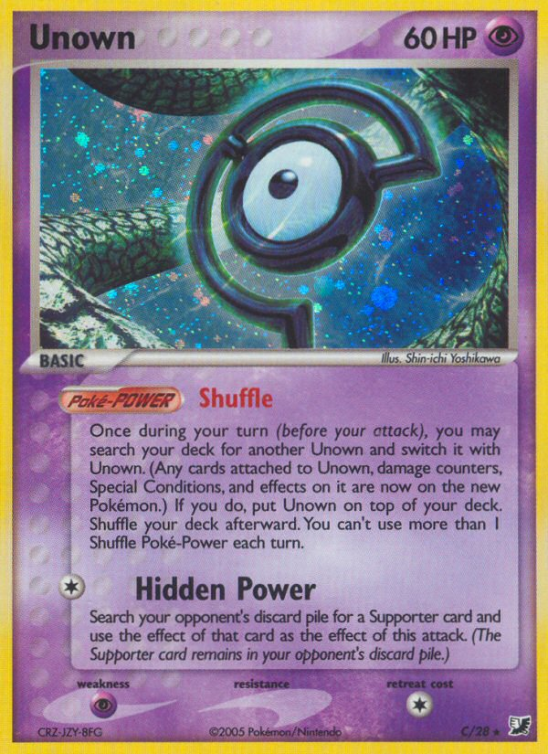 Unown (C) (C/28) [EX: Unseen Forces] | Local Legends