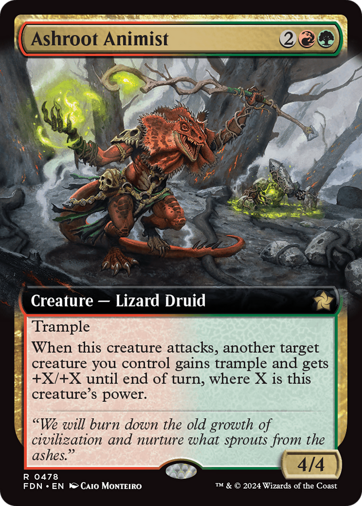 Ashroot Animist (Extended Art) [Foundations] | Local Legends