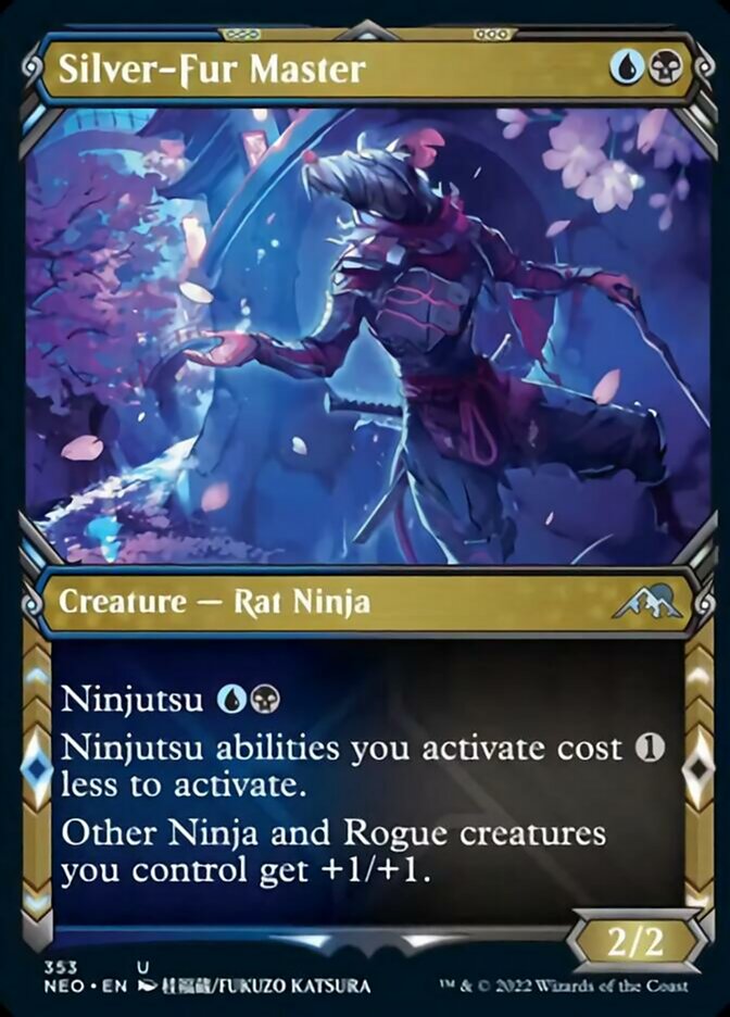 Silver-Fur Master (Showcase Ninja) [Kamigawa: Neon Dynasty] | Local Legends