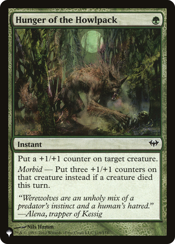 Hunger of the Howlpack [The List] | Local Legends
