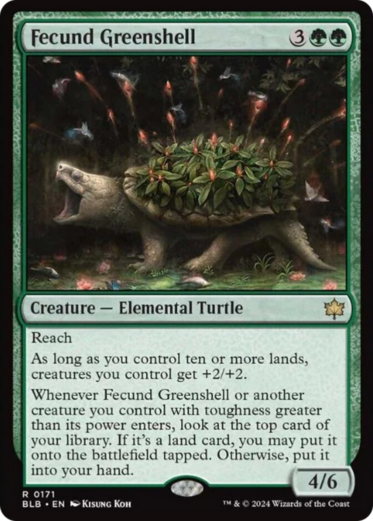 Fecund Greenshell [Bloomburrow] | Local Legends
