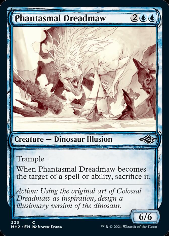 Phantasmal Dreadmaw (Sketch) [Modern Horizons 2] | Local Legends