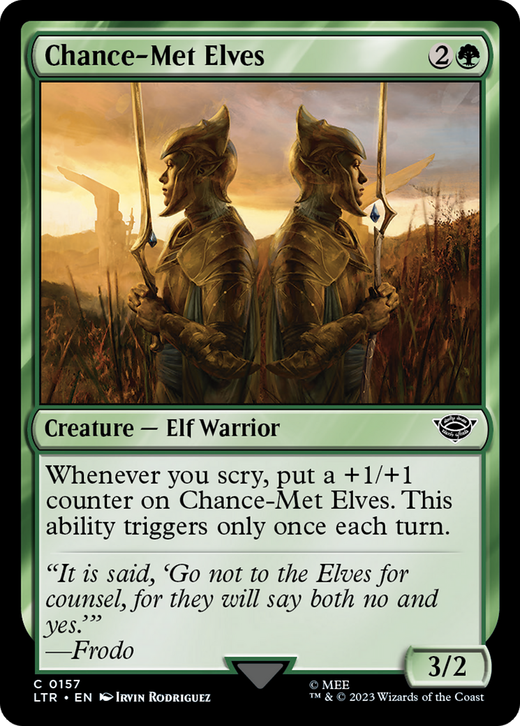 Chance-Met Elves [The Lord of the Rings: Tales of Middle-Earth] | Golgari Games