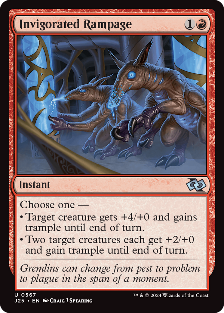 Invigorated Rampage [Foundations Jumpstart] | Local Legends