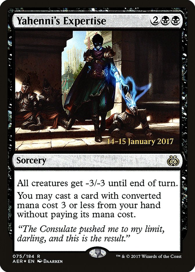 Yahenni's Expertise [Aether Revolt Prerelease Promos] | Local Legends