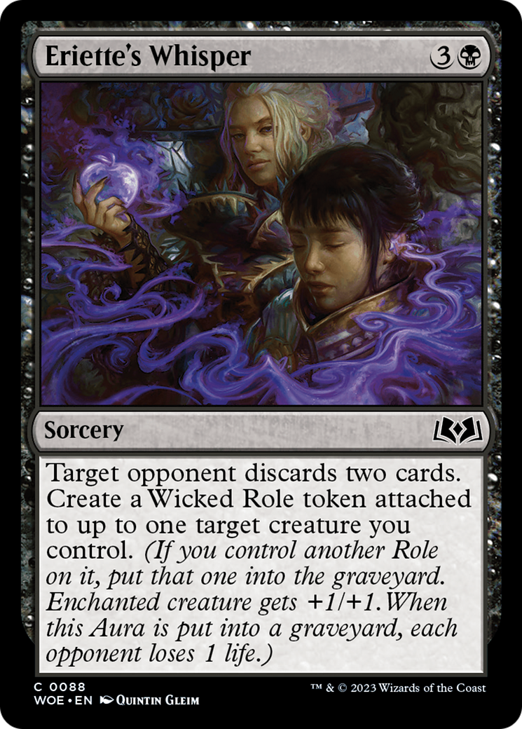 Eriette's Whisper [Wilds of Eldraine] | Local Legends