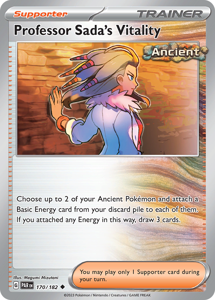 Professor Sada's Vitality (170/182) [Scarlet & Violet: Paradox Rift] | Local Legends