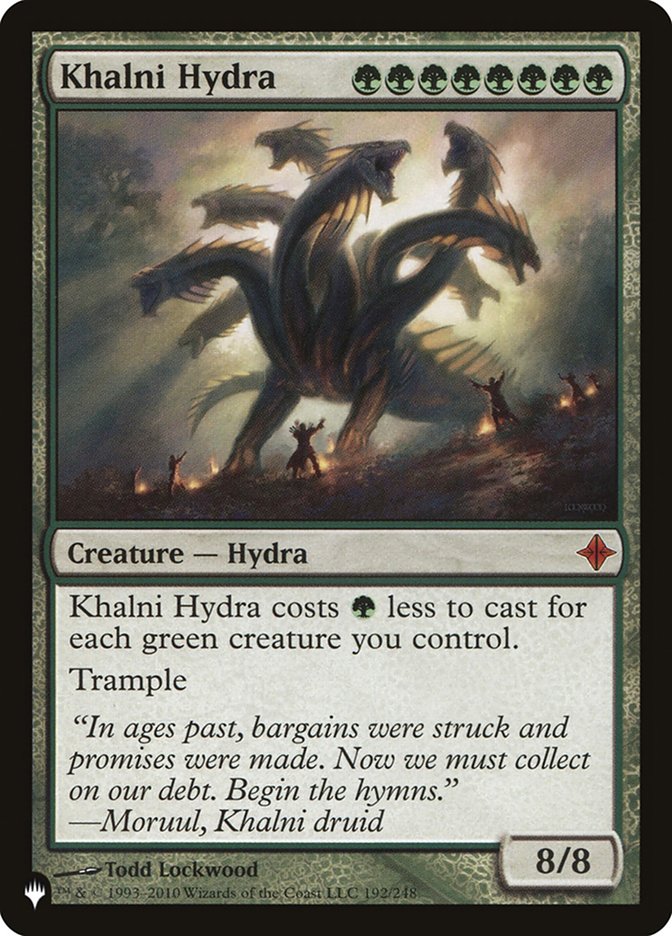 Khalni Hydra [The List] | Golgari Games