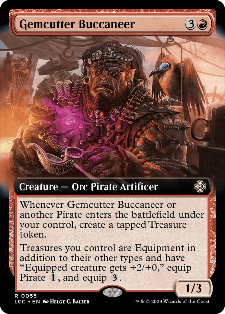 Gemcutter Buccaneer (Extended Art) [The Lost Caverns of Ixalan Commander] | Local Legends