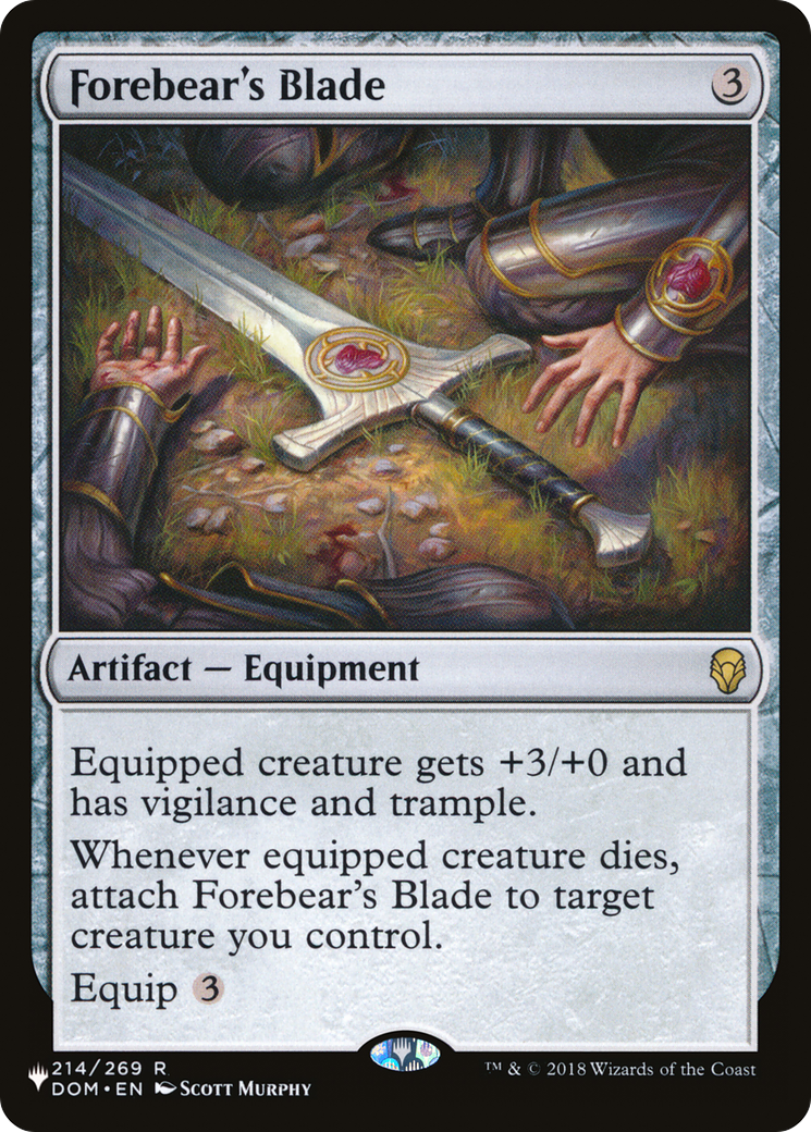 Forebear's Blade [The List] | Local Legends