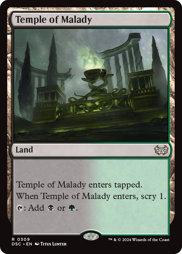 Temple of Malady [Duskmourn: House of Horror Commander] | Local Legends