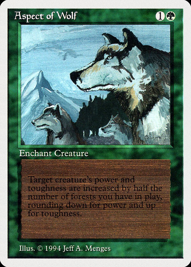 Aspect of Wolf [Summer Magic / Edgar] | Golgari Games