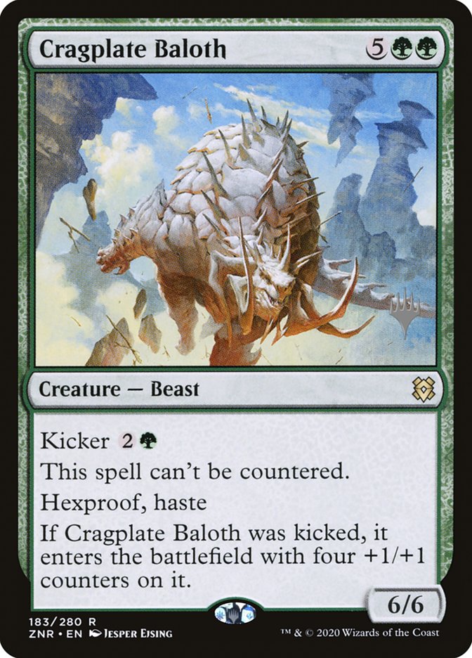 Cragplate Baloth (Promo Pack) [Zendikar Rising Promos] | Local Legends