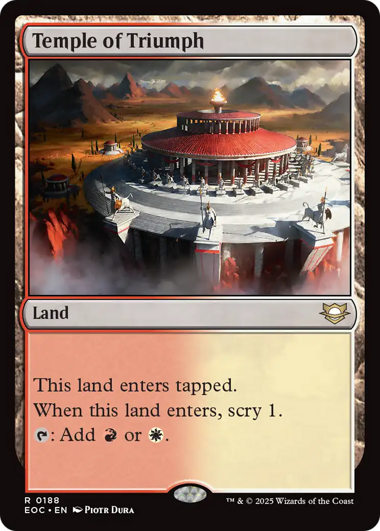 Temple of Triumph [Edge of Eternities Commander] | Local Legends