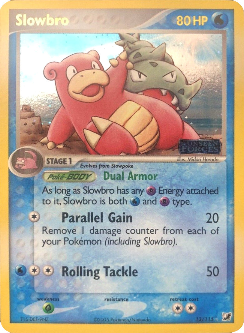 Slowbro (13/115) (Stamped) [EX: Unseen Forces] | Local Legends