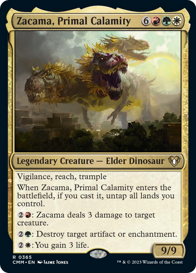 Zacama, Primal Calamity [Commander Masters] | Golgari Games