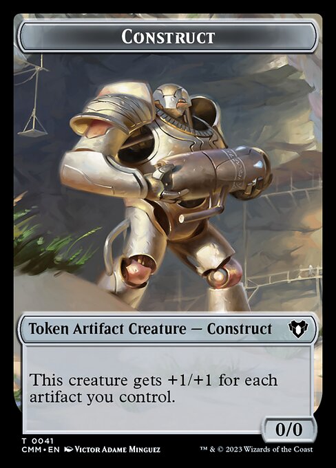 Treasure // Construct (0041) Double-Sided Token [Commander Masters Tokens] | Local Legends