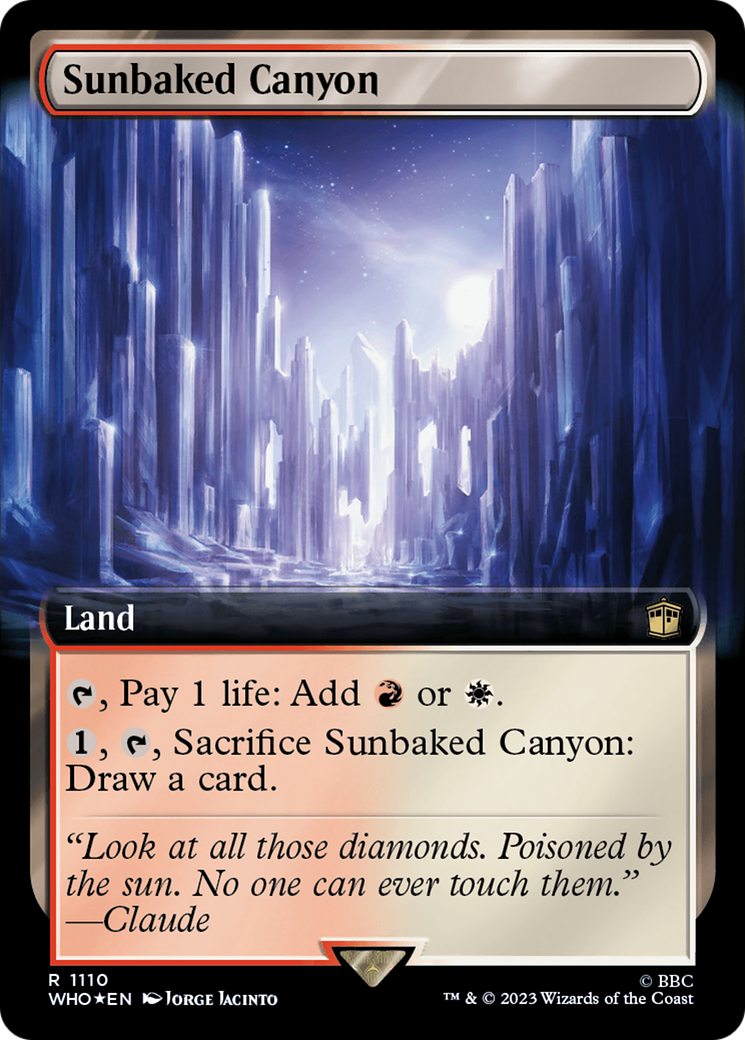 Sunbaked Canyon (Extended Art) (Surge Foil) [Doctor Who] | Local Legends