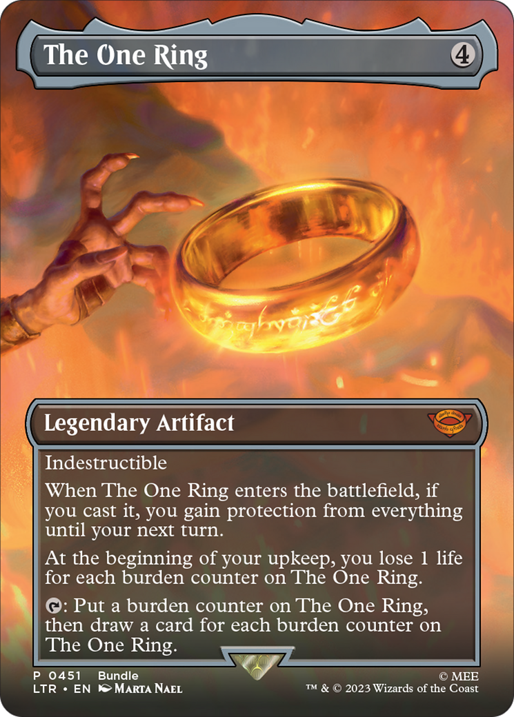 The One Ring (Borderless Alternate Art) [The Lord of the Rings: Tales of Middle-Earth] | Local Legends