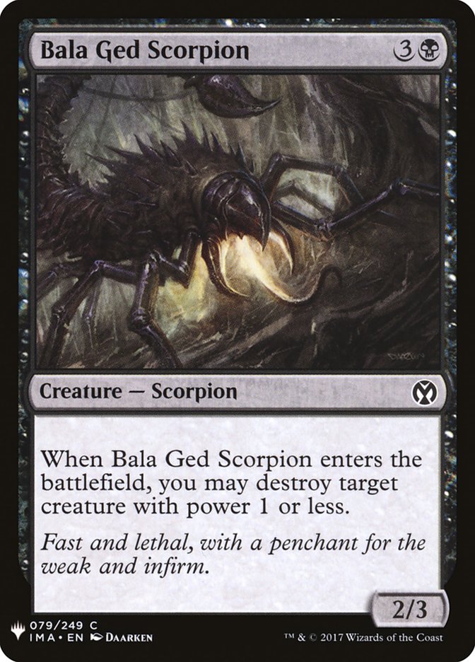 Bala Ged Scorpion [Mystery Booster] | Golgari Games