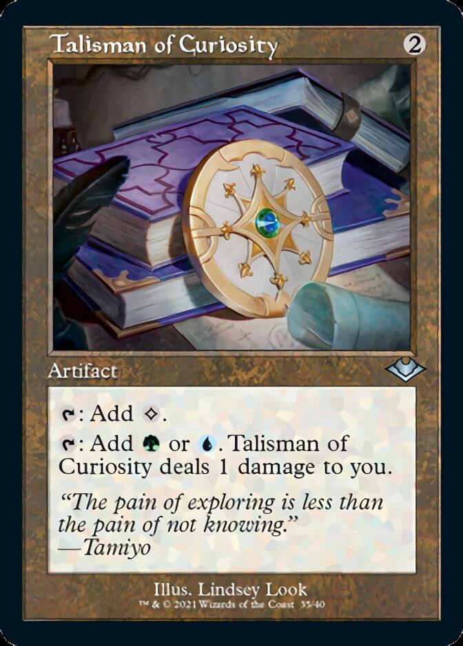 Talisman of Curiosity (Retro Foil Etched) [Modern Horizons] | Local Legends
