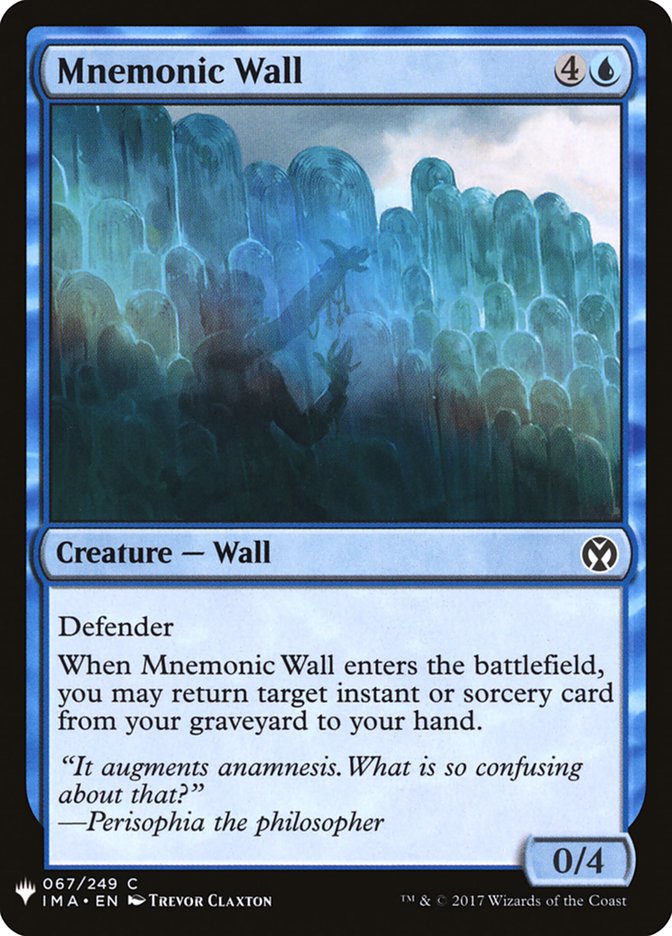 Mnemonic Wall [Mystery Booster] | Local Legends