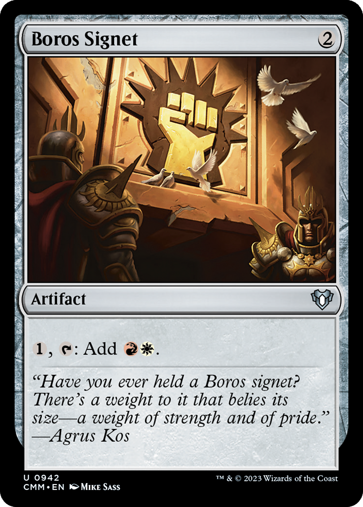 Boros Signet [Commander Masters] | Local Legends