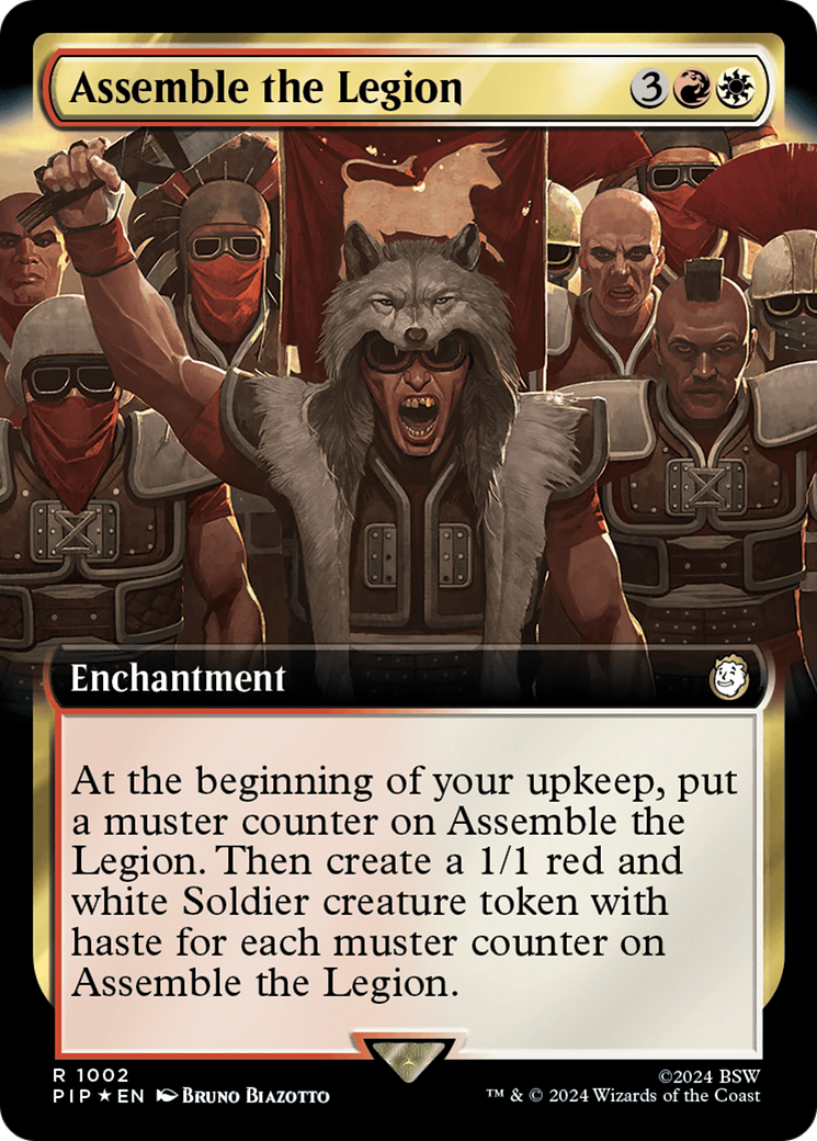 Assemble the Legion (Extended Art) (Surge Foil) [Fallout] | Local Legends