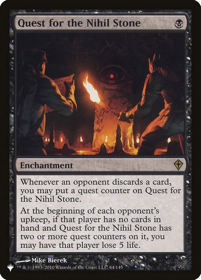 Quest for the Nihil Stone [The List] | Local Legends
