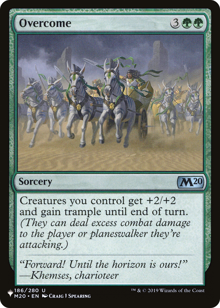 Overcome [The List] | Local Legends