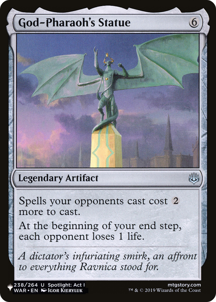 God-Pharaoh's Statue [The List] | Local Legends