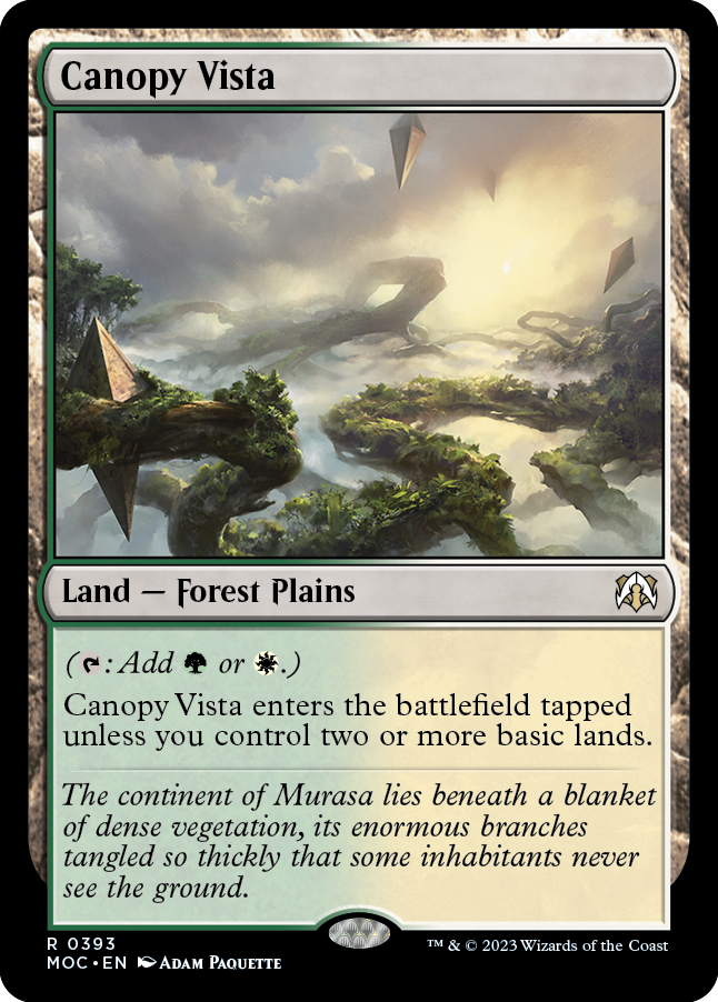 Canopy Vista [March of the Machine Commander] | Golgari Games