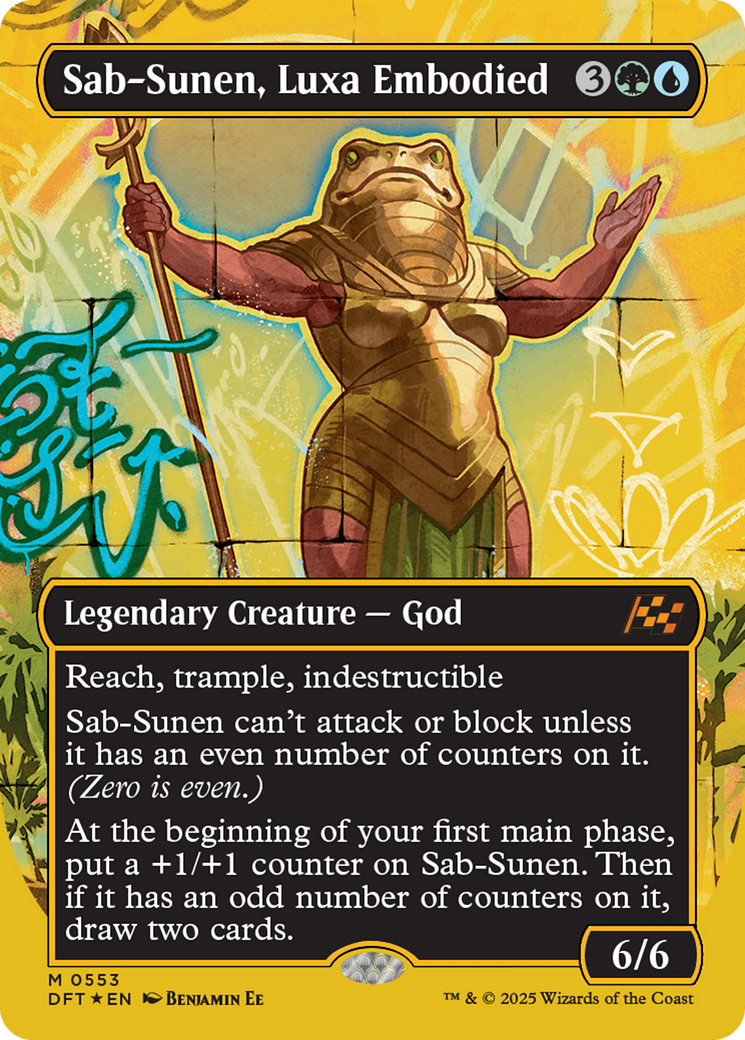 Sab-Sunen, Luxa Embodied (Borderless) (First-Place Foil) [Aetherdrift] | Local Legends