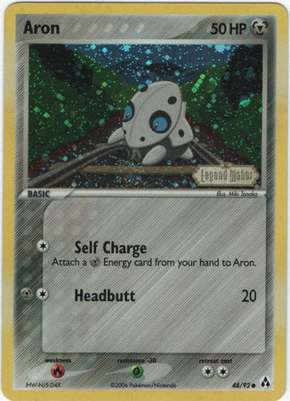 Aron (48/92) (Stamped) [EX: Legend Maker] | Local Legends