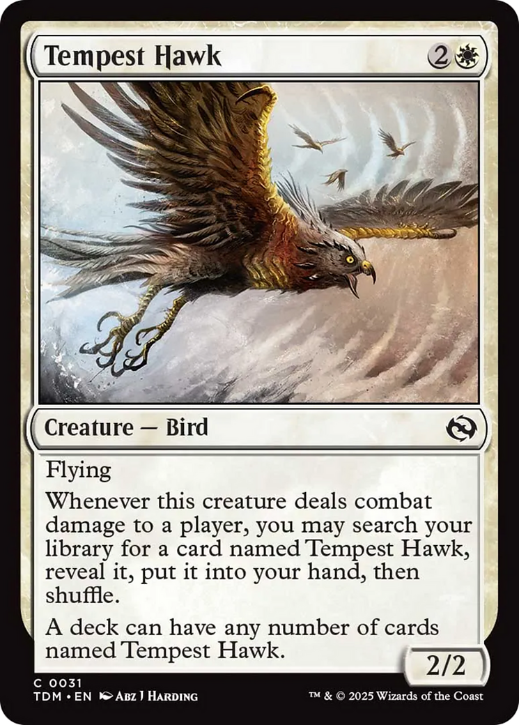 Tempest Hawk [Tarkir: Dragonstorm] | Local Legends