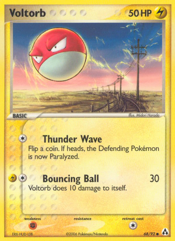 Voltorb (68/92) [EX: Legend Maker] | Local Legends