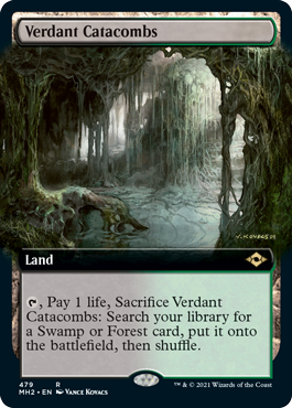 Verdant Catacombs (Extended Art) [Modern Horizons 2] | Golgari Games