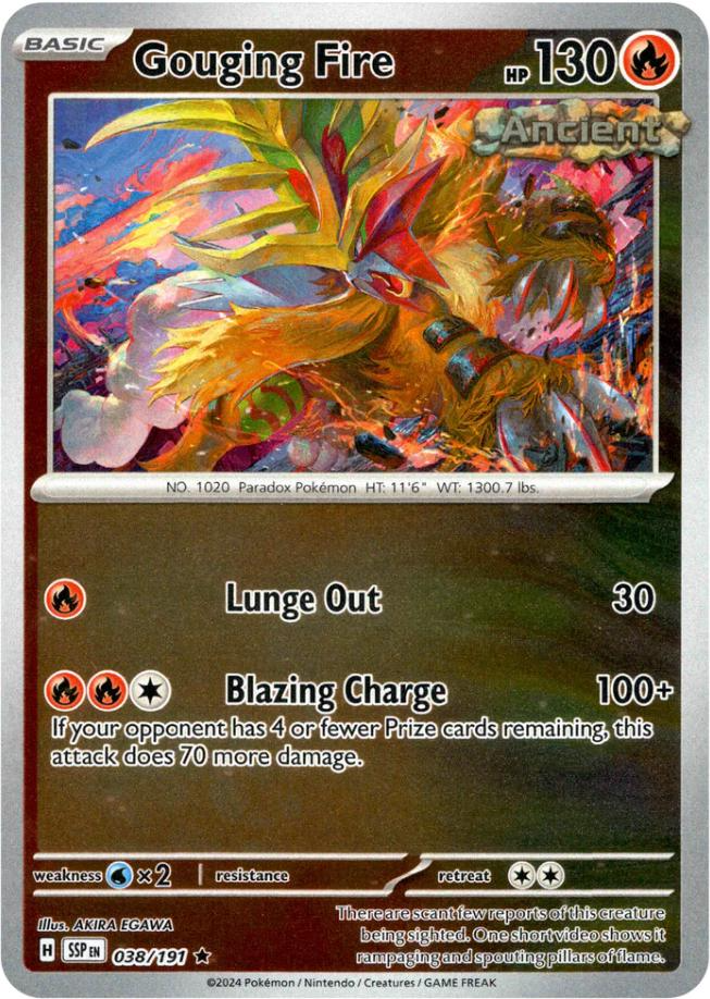 Gouging Fire (038/191) [Scarlet & Violet: Surging Sparks] | Local Legends