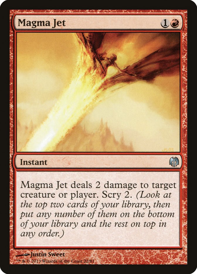 Magma Jet [Duel Decks: Heroes vs. Monsters] | Local Legends
