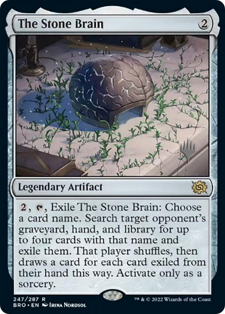 The Stone Brain (Promo Pack) [The Brothers' War Promos] | Golgari Games