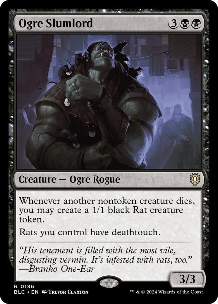 Ogre Slumlord [Bloomburrow Commander] | Golgari Games