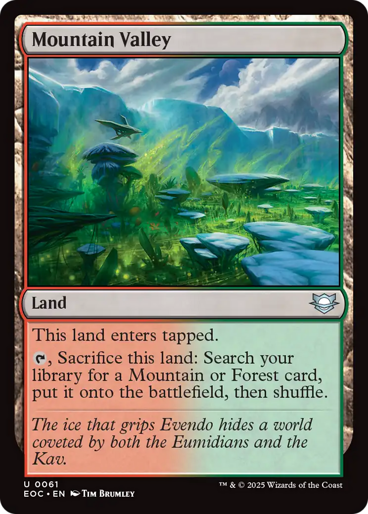 Mountain Valley [Edge of Eternities Commander] | Local Legends