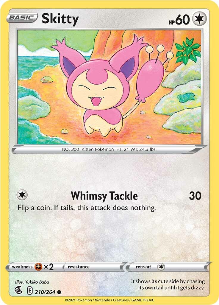 Skitty (210/264) [Sword & Shield: Fusion Strike] | Golgari Games