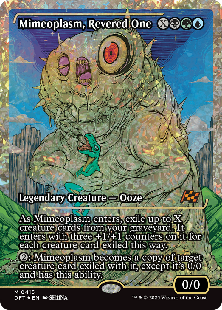 Mimeoplasm, Revered One (Showcase) (Fracture Foil) [Aetherdrift] | Local Legends