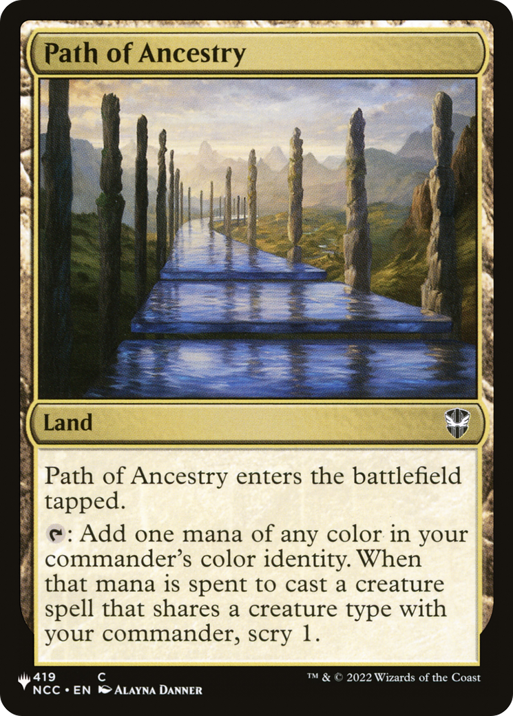 Path of Ancestry (NCC) [The List] | Local Legends